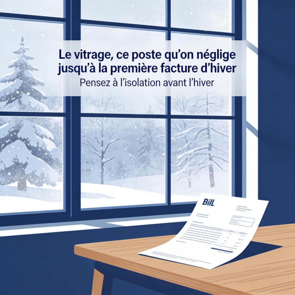 Le vitrage, ce poste qu'on néglige jusqu'à la première facture d'hiver