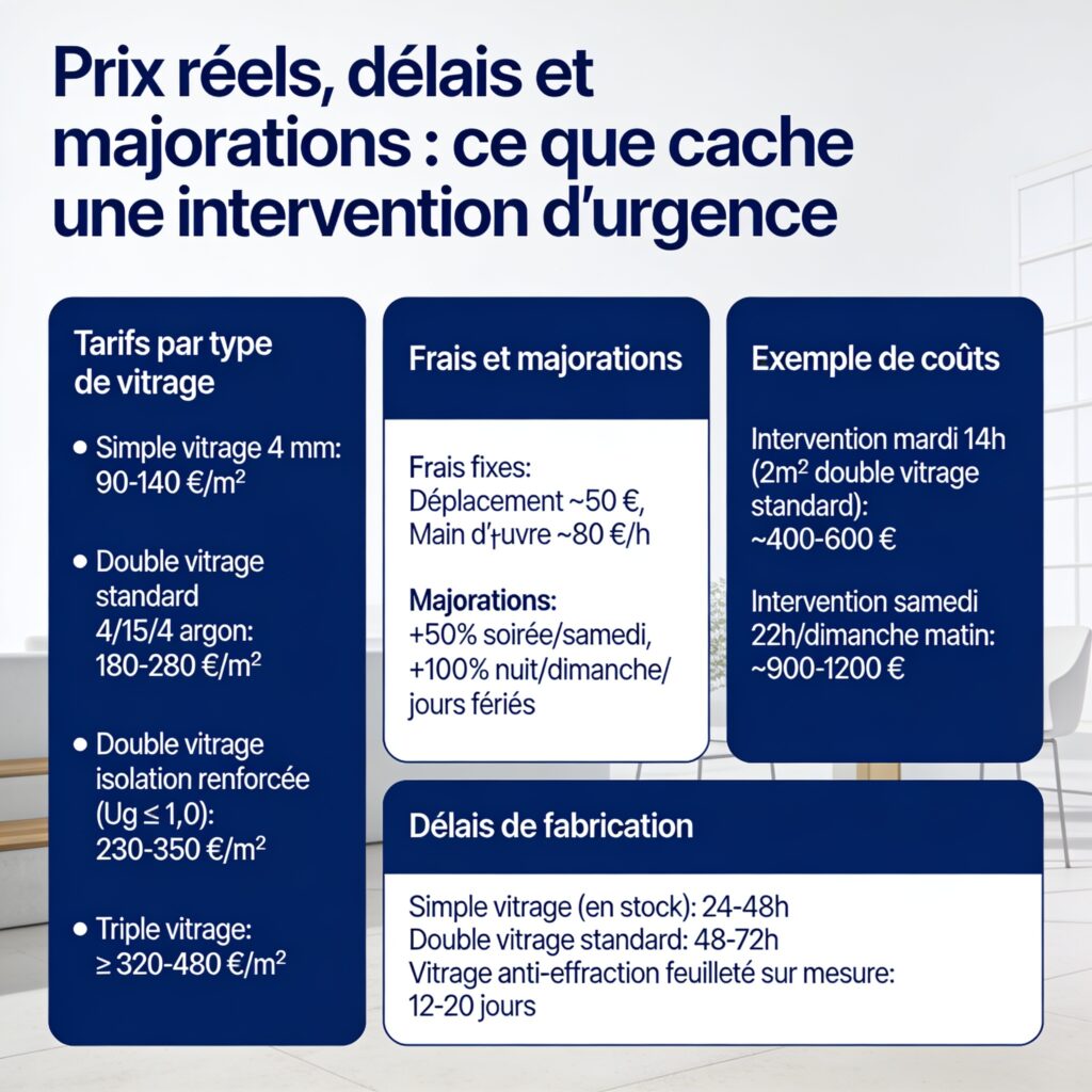 Prix réels, délais et majorations : ce que cache une intervention d'urgence